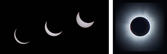 Partial and Total Solar Eclipses